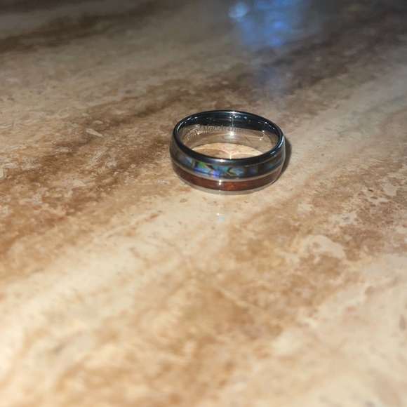 Martin & MacArthur Koa Eternity Ring - Picture 2 of 4